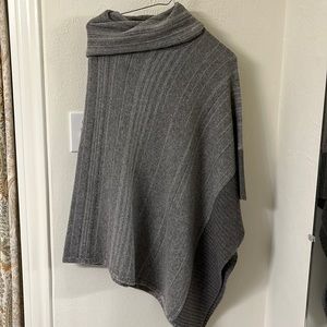 Cashmere poncho